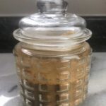 cinnamon sugar in a glass jar