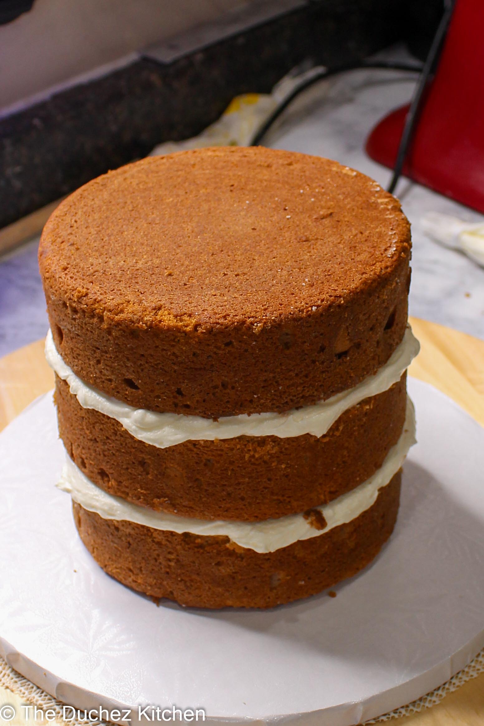 Vanilla layer Cake Recipe - The Duchez Kitchen