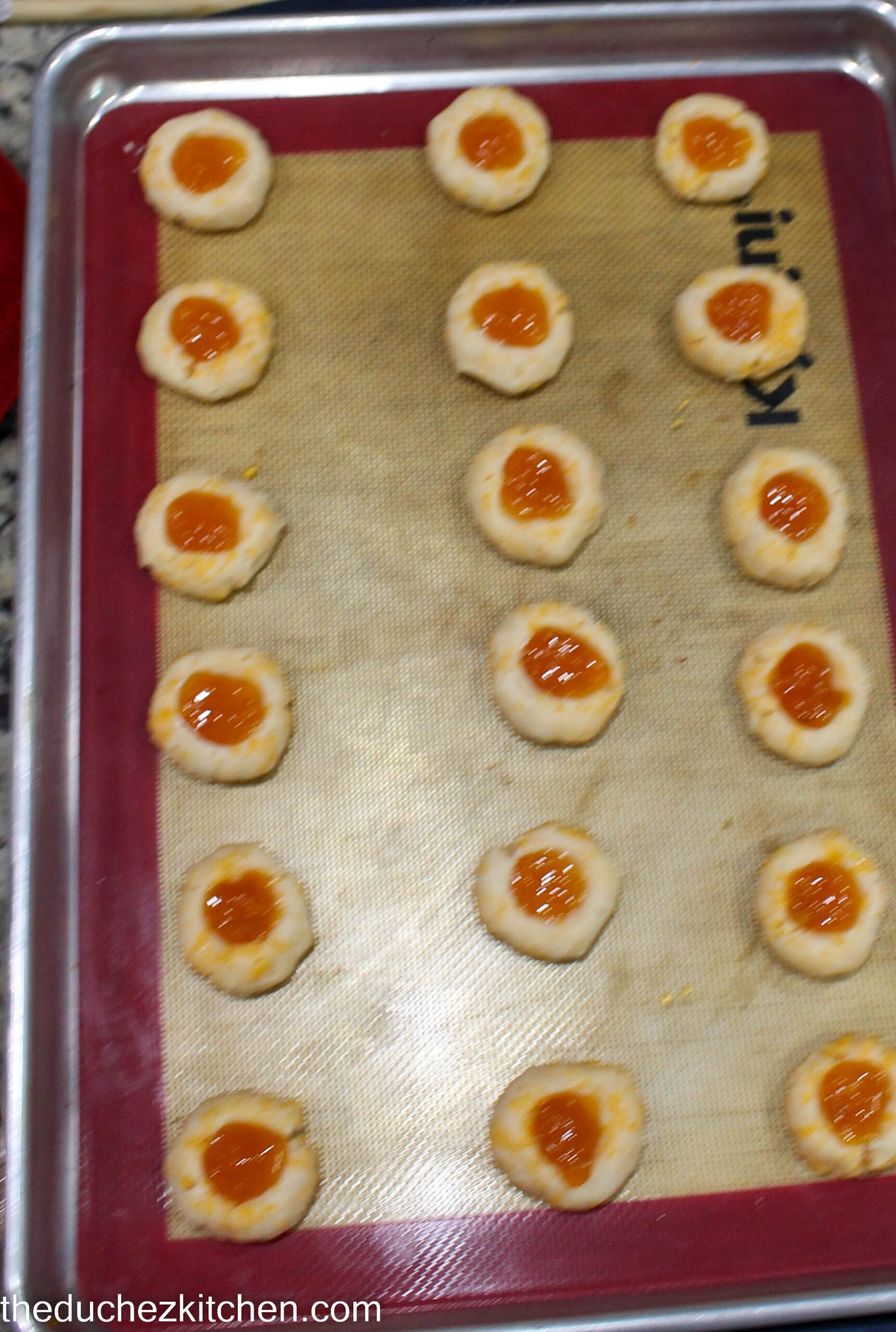 Lepelsteeltjies (Cheese and Apricot Jam Biscuits/ Cookies) The Duchez