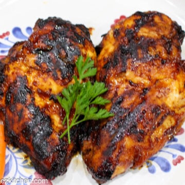 Air fryer BBQ chicken