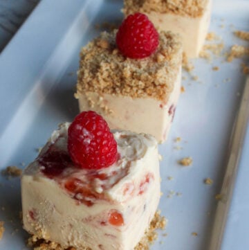 No-bake Raspberry Cheesecake