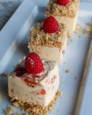 No-bake Raspberry Cheesecake